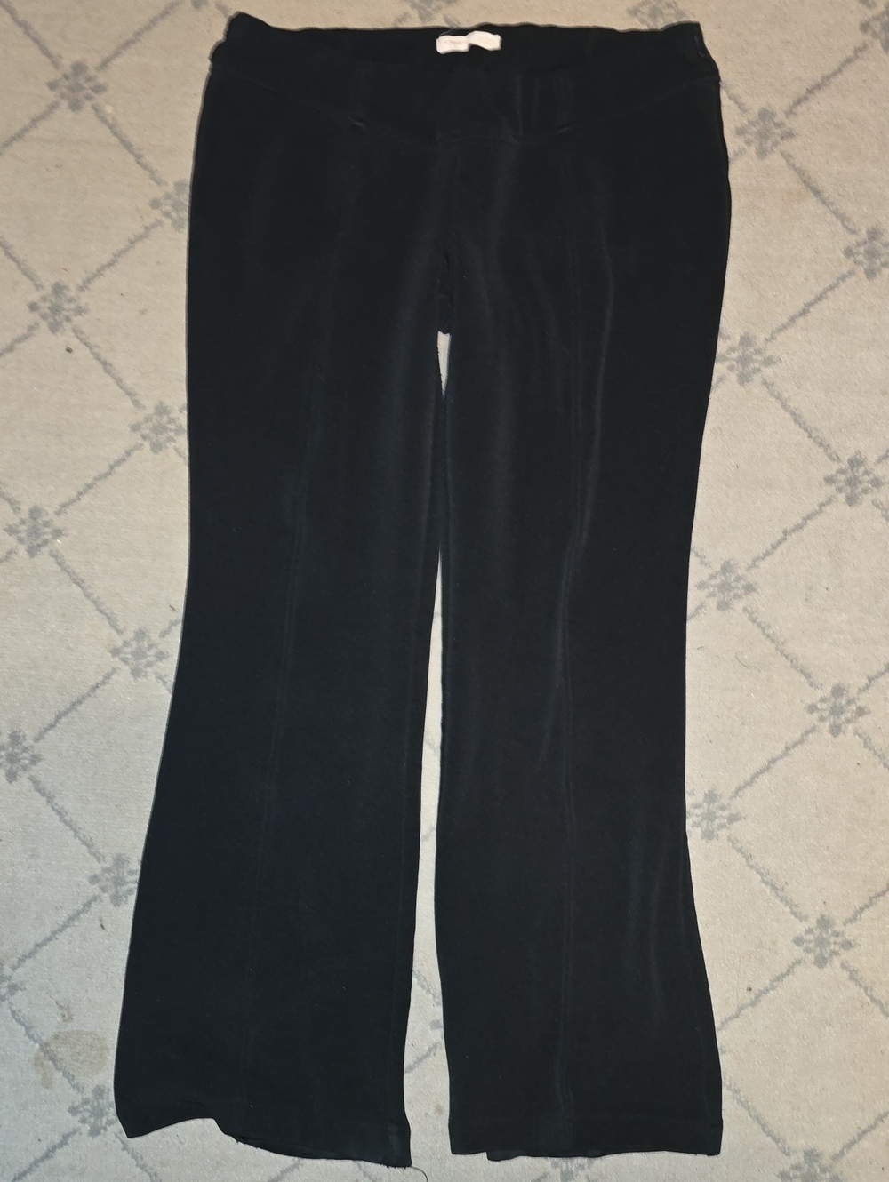 No Boundaries L Large Black Ribbed Waistband Pants